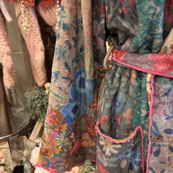 NATURAL LIFE PATCHWORK LOVE BLANKET ROBE | BOHEMIAN GYPSY | COTTAGECORE | L - Picture 14 of 14